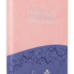 Bíblia Estudo Pregadora - Bicolor Rosa/Viol (RA085)