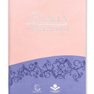 Bíblia Estudo Pregadora - Bicolor Rosa/Viol (RA085)